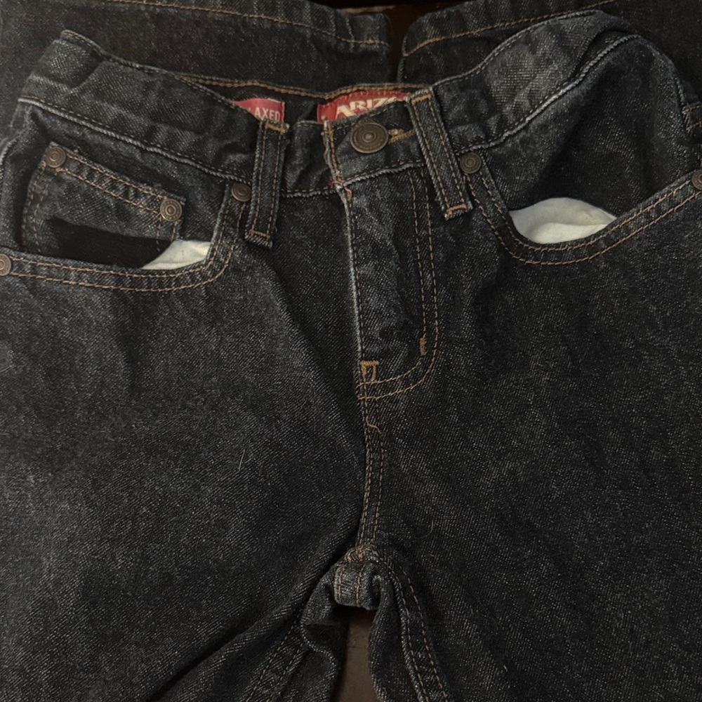 NWOT Arizona Jean Company Dark Denim Relaxed Jeans